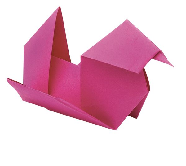 Origamipapier Basic Mix, rund, 12x12 cm, 500 Blatt