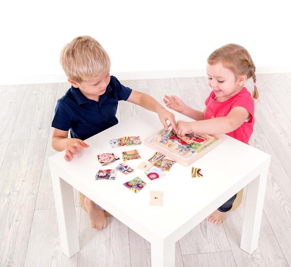 5-Lagenpuzzle Honig,  Holz, 28 Teile, ab 4 Jahre 5-Lagenpuzzle Honig,  Holz, 28 Teile, ab 4 Jahre