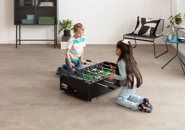 Mini-Tischkicker mit Teleskopstangen, ab 3 Jahre, Farbe wählbar