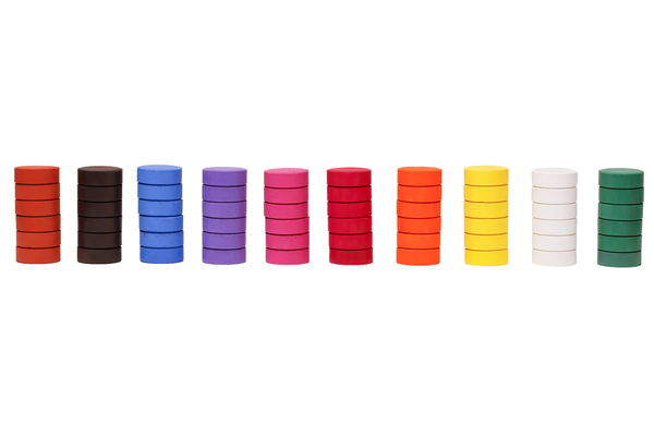Temperablöcke, 44 mm 6 Stück, Farbe wählbar