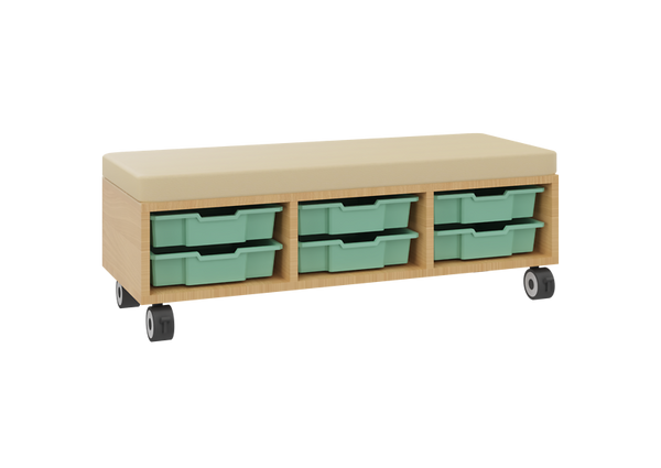  Cubby, Aufbewahrung, Schublade, Bank, rollen