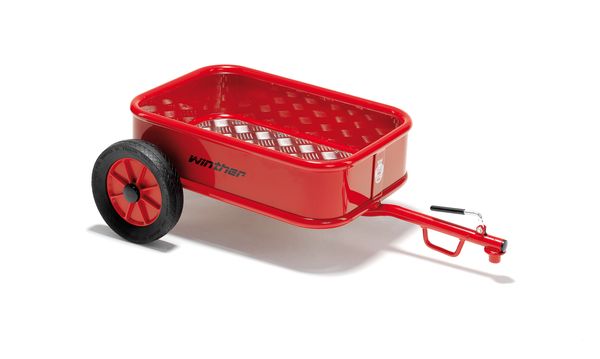 roto wagen, kinderwagen, metallwagen, roter wagen, anhänger wagon