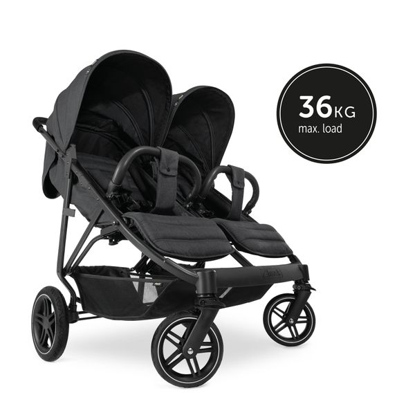 HAUCK Buggy für 2 Kinder - Uptown Duo - Black HAUCK Buggy für 2 Kinder - Uptown Duo - Black