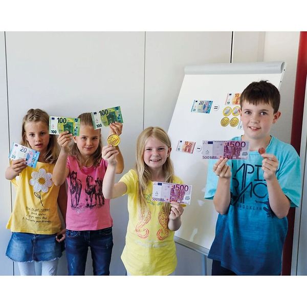 Demo-Euro-Rechengeld-Set, magnetisch, 100-teiliges Set