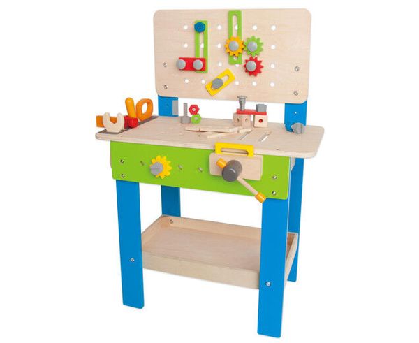 HAPE Werkbank inklusive Zubehör (35 Teile)