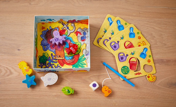HABA Angelspiel Fische angeln, ab 2 Jahre, Spieldauer max. 10 Minuten HABA Angelspiel Fische angeln, ab 2 Jahre, Spieldauer max. 10 Minuten