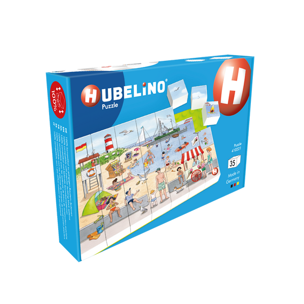 HUBELINO Puzzle Ausflug zum Badestrand (35-teilig), ab 4 Jahre