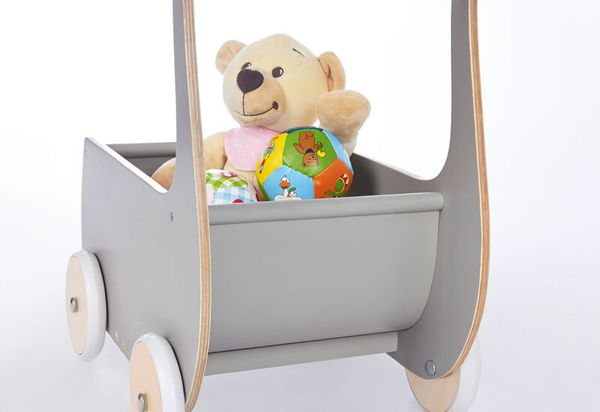 Spielzeugwagen, Holzspielzeug, Wagen, Puppenwagen, Tierspielzeug