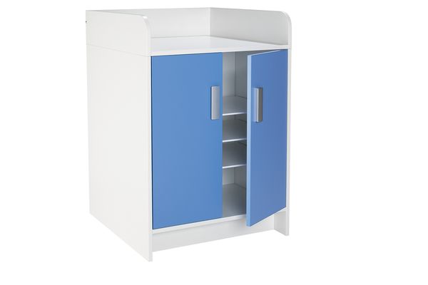 Modulare Wickelkommode mit Türen, 70 cm, Farbe wählbar