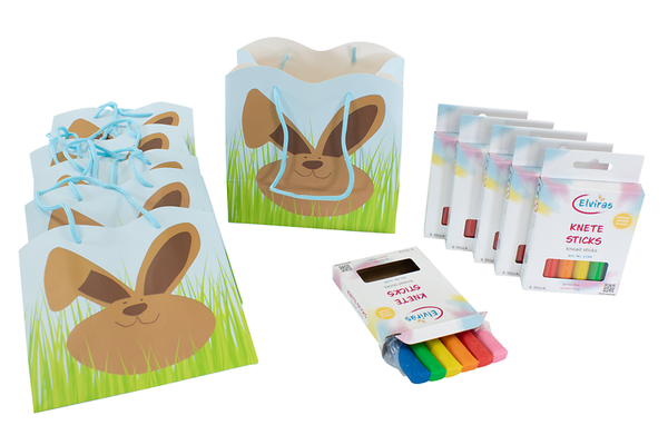Geschenkkörbchen mit Knete, 6 Sets
