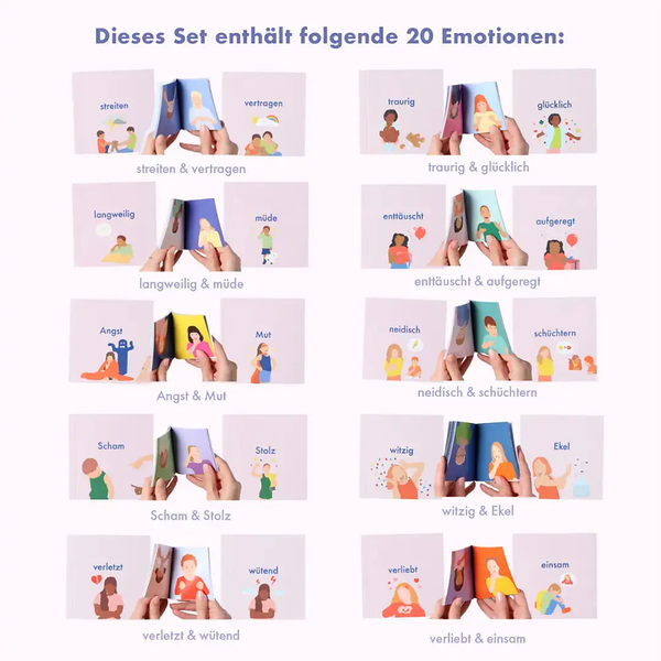 talking hands - Daumenkinos für Gebärden, verschiedene Themen-Sets