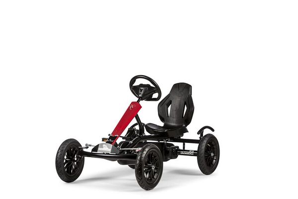 Go-Kart, Pedal Kart, Racing Kart, Metal Frame, Red Push Bar