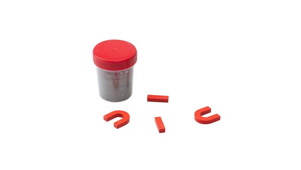 magnetische Buchstaben, rote Buchstaben, Buchstabenset, Alphabet-Buchstaben, Plastikbuchstaben
