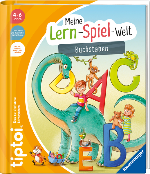 RAVENSBURGER tiptoi® Meine Lern-Spiel-Welt: Buchstaben, ab 4 Jahre RAVENSBURGER tiptoi® Meine Lern-Spiel-Welt: Buchstaben, ab 4 Jahre