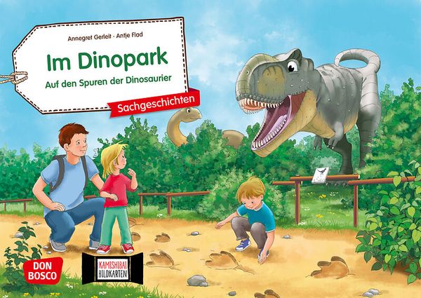 Kamishibai Bildkartenset - Im Dinopark: Auf den Spuren der Dinosaurier