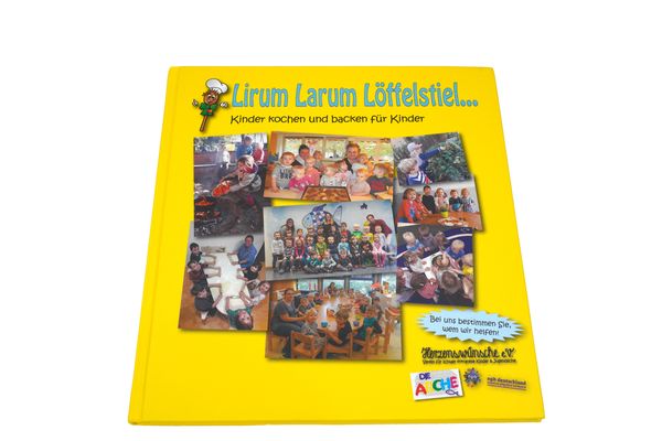 Kinderkochen, Backen-Set, Kochbuch, Lernspiel, Bunte collage
