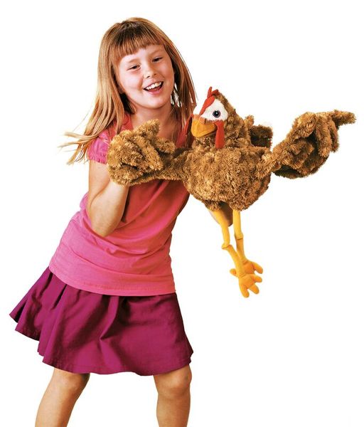 FOLKMANIS Handpuppe Huhn FOLKMANIS Handpuppe Huhn