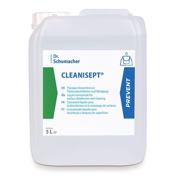 DR. SCHUMACHER Cleanisept, Flächendesinfektion, DGHM, 5 l