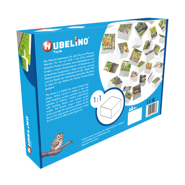 HUBELINO Puzzle Tiere des Waldes (35-teilig), ab 4 Jahre