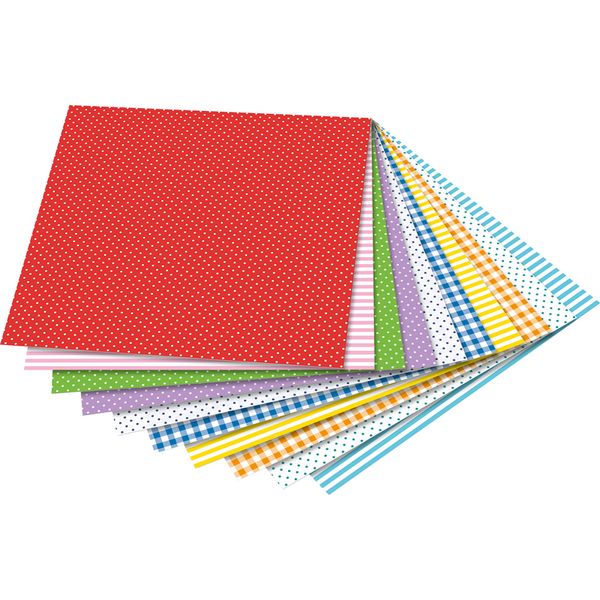 FOLIA Origamipapier BASIC INTENSIV, 15 x 15 cm, 50 Blatt