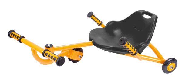 Kettcar, Kinderfahrzeug, Sitzfahrzeug, Gelb, Sitzrad