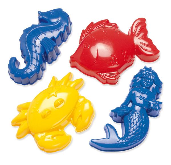 DANTOY Sandformen Meer, 4 Stück DANTOY Sandformen Meer, 4 Stück
