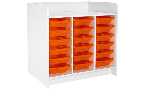 Wickelkommode mit 18 Boxen, 104 cm