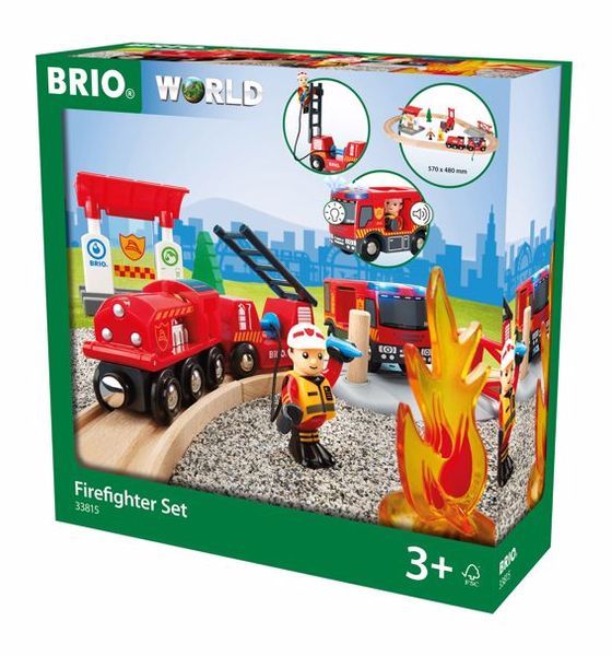 BRIO Bahn Feuerwehr Set (18 Teile), ab 3 Jahre BRIO Bahn Feuerwehr Set (18 Teile), ab 3 Jahre