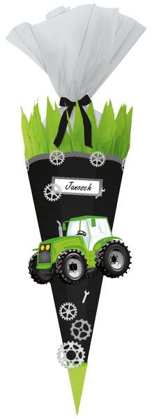 Schultüten-Bastelset Easy Line Traktor, 68 cm, 1 Set  Schultüten-Bastelset Easy Line Traktor, 68 cm, 1 Set
