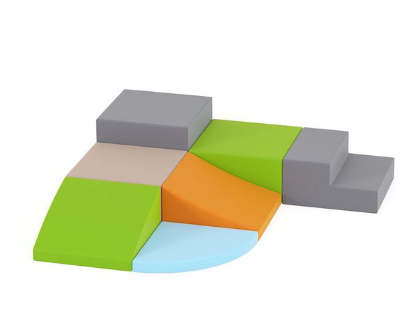 KITAEINKAUF Bewegungsparcours Schaumstoff, Midi, Kunstleder, 7-teiliges Set KITAEINKAUF Bewegungsparcours Schaumstoff, Midi, Kunstleder, 7-teiliges Set