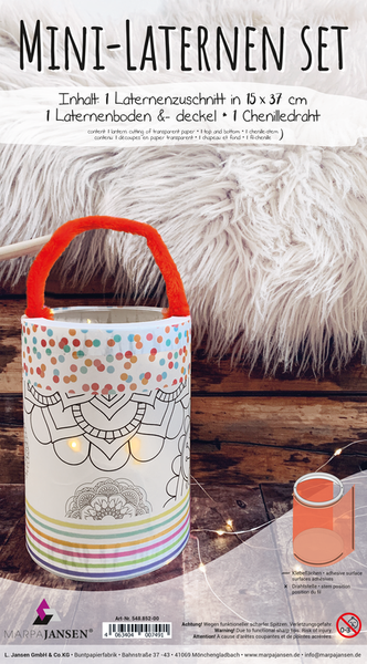 Mini Laternen Sets, 1 Set, Motiv wählbar Mini Laternen Sets, 1 Set, Motiv wählbar