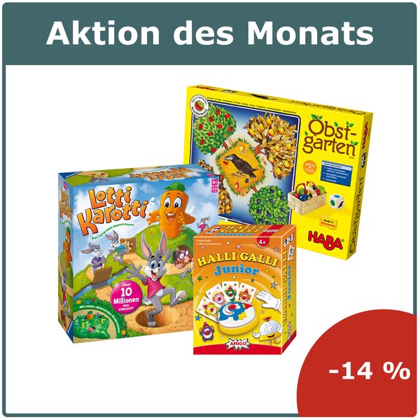 Kinderspiel-Klassiker-Set, ab 3 Jahre, 3-teiliges Set (AKTION)