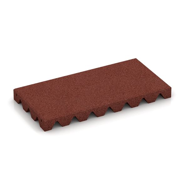 Fallschutzplatte halbe Platte (50 x 25 cm), 2 Stück versch. Farben & Plattenstärken für Fallhöhen