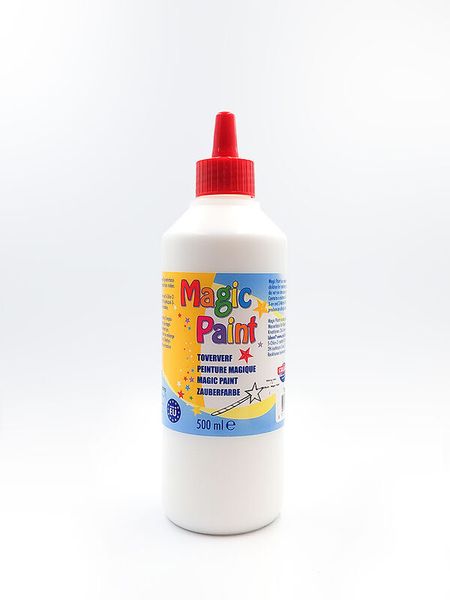 Magic Paint Zauberfarbe, 7er Set, farbig sortiert inkl. Textilmedium, je 500 ml