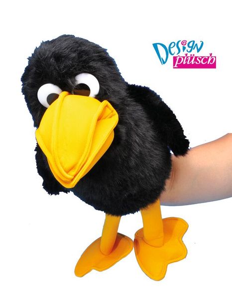 Rabe Abraxas, Handpuppe 42 cm Rabe Abraxas, Handpuppe 42 cm