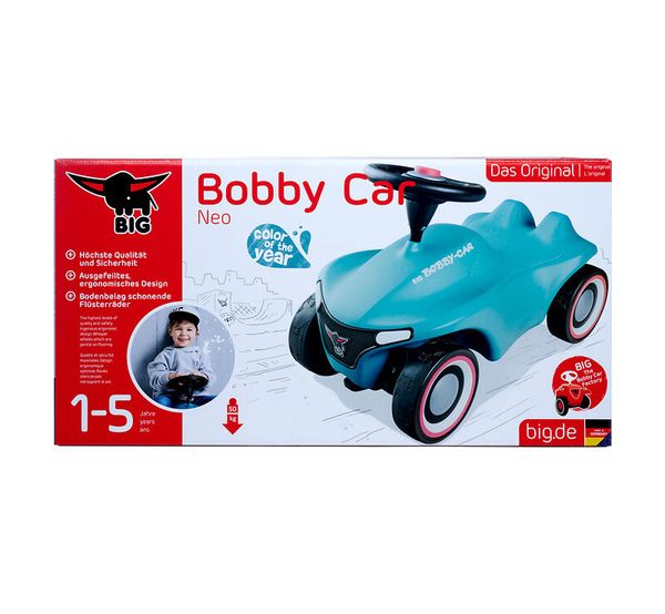 Spielzeugauto, Rutscher, Kinderfahrzeug, Bobby Car, Türkis