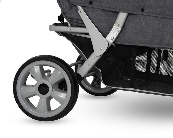 Babywagen, Wagenrad, Kinderwagen-Chassis, grauer Rad, Mesh-Gewebe