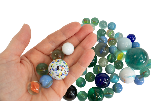 Glasmurmeln Marbles XL, 500 g