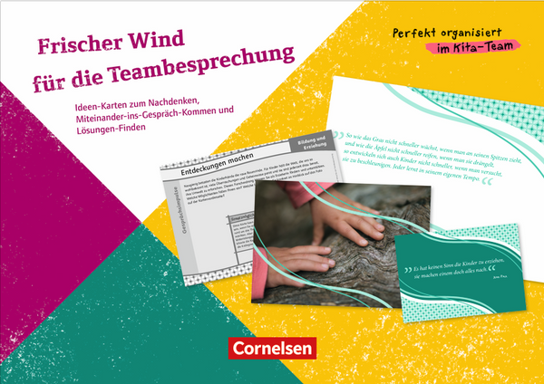 Perfekt organisiert im Kita-Team - Frischer Wind für die Teambesprechung Perfekt organisiert im Kita-Team - Frischer Wind für die Teambesprechung
