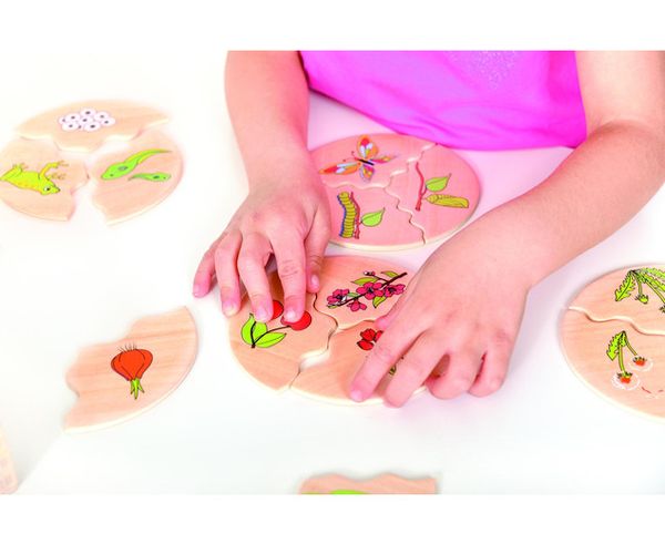 Nawito Puzzle - Entwicklung, 10 Puzzles mit je 3 Teilen, ab 4 Jahre Nawito Puzzle - Entwicklung, 10 Puzzles mit je 3 Teilen, ab 4 Jahre