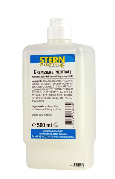 Cremeseife für CWS Typ C Spender, Seifenpatrone Typ C, 12x500ml Cremeseife für CWS Typ C Spender, Seifenpatrone Typ C, 12x500ml