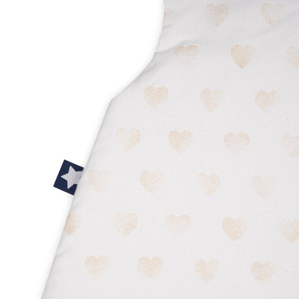 baby, blanket, herz muster, weiß, weich