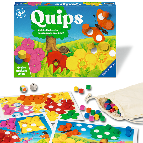 RAVENSBURGER Quips, Suchspiel, 2-4 Spieler, ab 3 Jahre