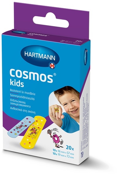 Wundpflaster Cosmos® kids, 2 Größen, 20 Stk Wundpflaster Cosmos® kids, 2 Größen, 20 Stk