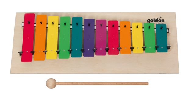 Metallophon mit 12 Klangplatten Metallophon mit 12 Klangplatten