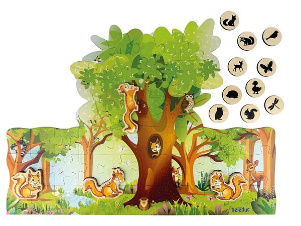 Nuki & Friends XXL Puzzle, ab 4 Jahre