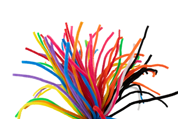 Pfeifenputzer Mix 120 cm, 100 Stück
