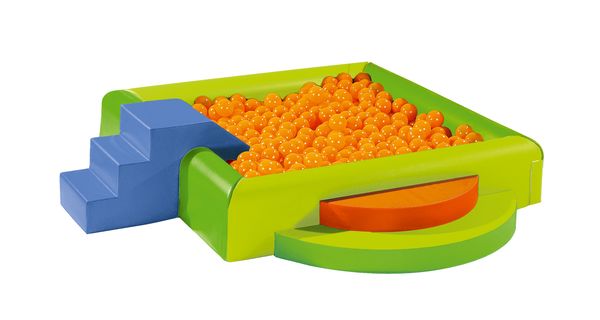 Kinderbau, Ballgrube, Bauspielzeug, Kugelbad, Grün/Blau