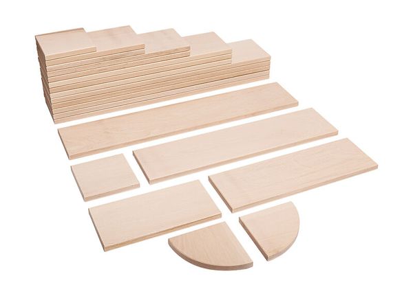 Holz, Holzplättchen, Holzleisten, Bauanleitung, Holzbauteile