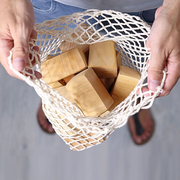 GRIMM´S Natur Waldorfklötze, 15 Klötze + 1 Netz, ab 1 Jahr GRIMM´S Natur Waldorfklötze, 15 Klötze + 1 Netz, ab 1 Jahr